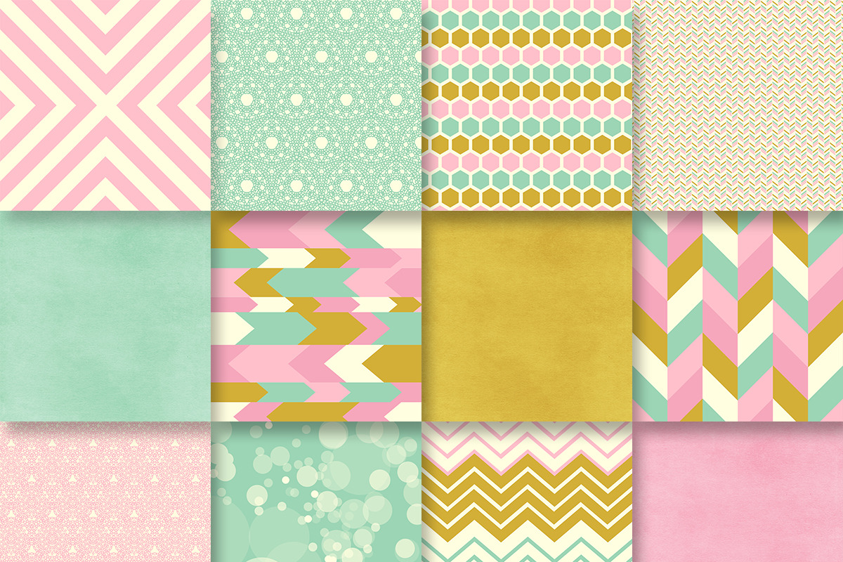 Background Papers Kit 16, a Pattern Graphic by Mod Paperie (Photo 2 of 2)