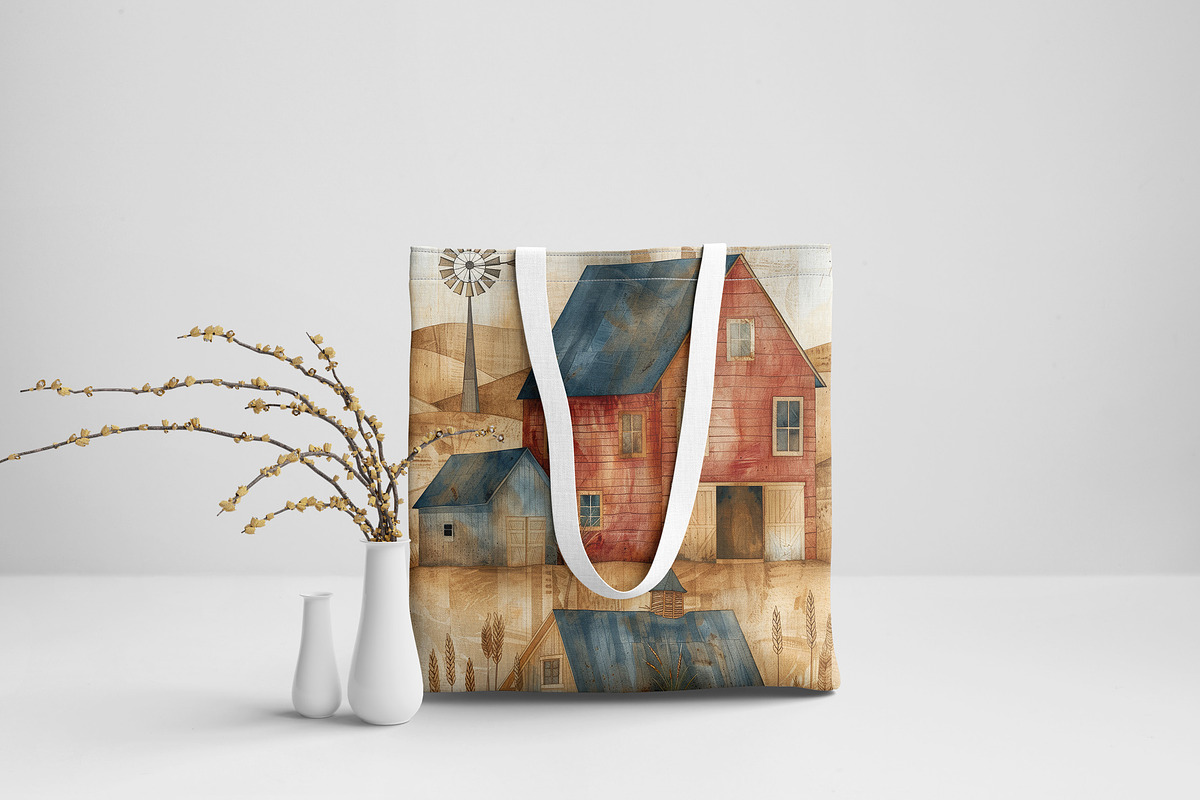 Vintage Farmhouse, a Background Graphic by Curve Design (Photo 3 of 7)