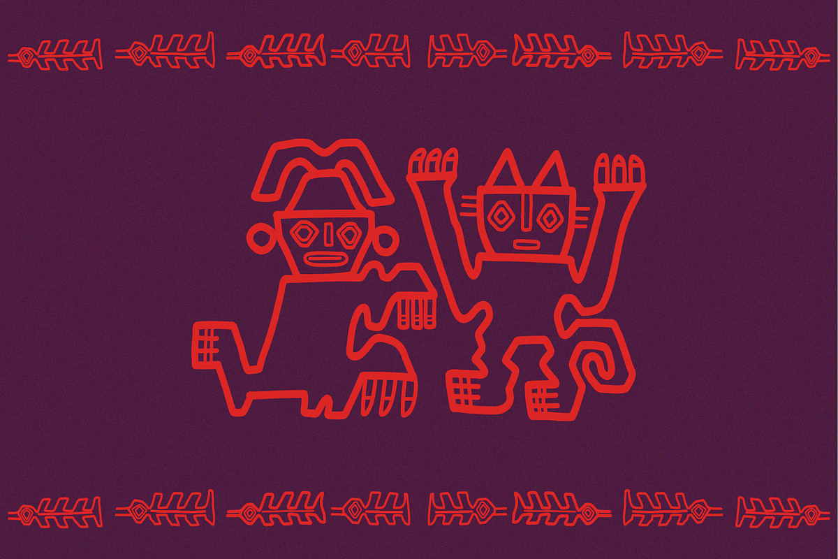 Inca Motifs Vector Bundle, an Illustration by Little Gremlin (Photo 6 of 8)