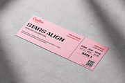 Simple Multipurpose Ticket, a Print Template by Tzochko (Thumbnail 2 of 5)