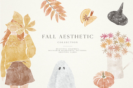 Halloween Fall Clipart Collection