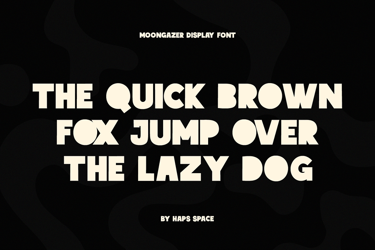 Moongazer Bold Display, a Sans Serif Font by Haps Space (Photo 4 of 15)