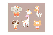 Funny cartoon zoo and greeting cards, an Animal Illustration by Teneresa (Thumbnail 1 of 3)