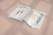 Book Mockup Set, a Print Template by StyleMockups (Thumbnail 5 of 10)