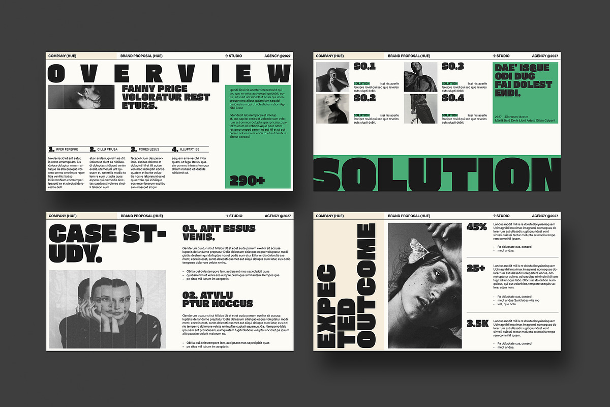 HUE | Brand Proposal Presentation, a Presentation Template by SlideStock (Photo 8 of 11)