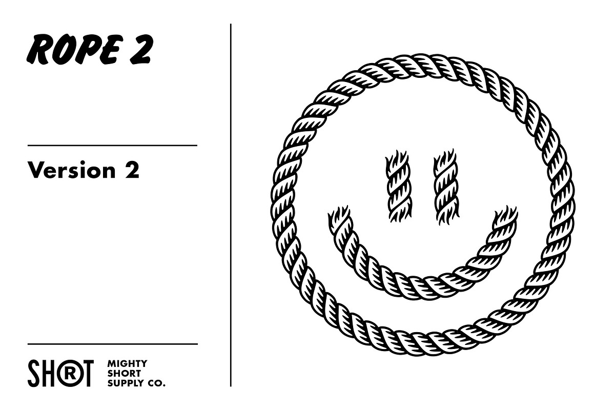 Rope Brush 2 For Illustrator, a Brush Add-On by MightySHORT (Photo 6 of 8)