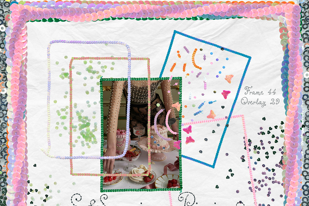 Sequins Pixie Collage Kit, an Object Graphic by Purple (Photo 6 of 14)