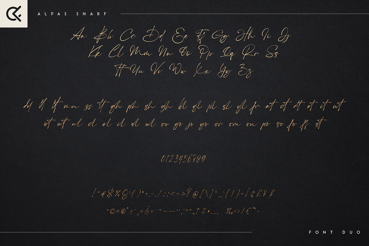 Alpas & Snarf font duo, a Font by Only Fonts (Photo 9 of 11)