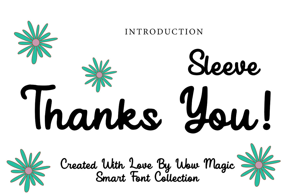 Sleeve, a Script Font by Wow Magic (Photo 3 of 3)