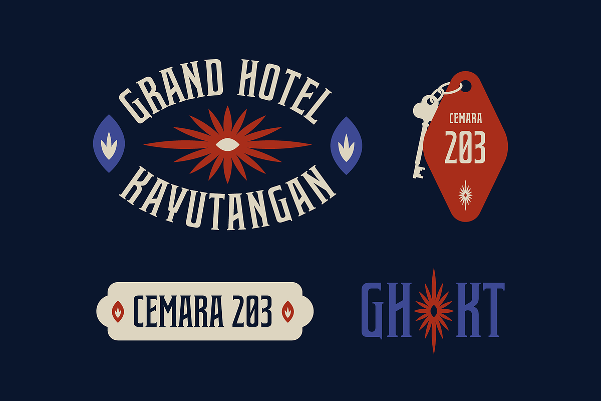 Buron Typeface preview 4
