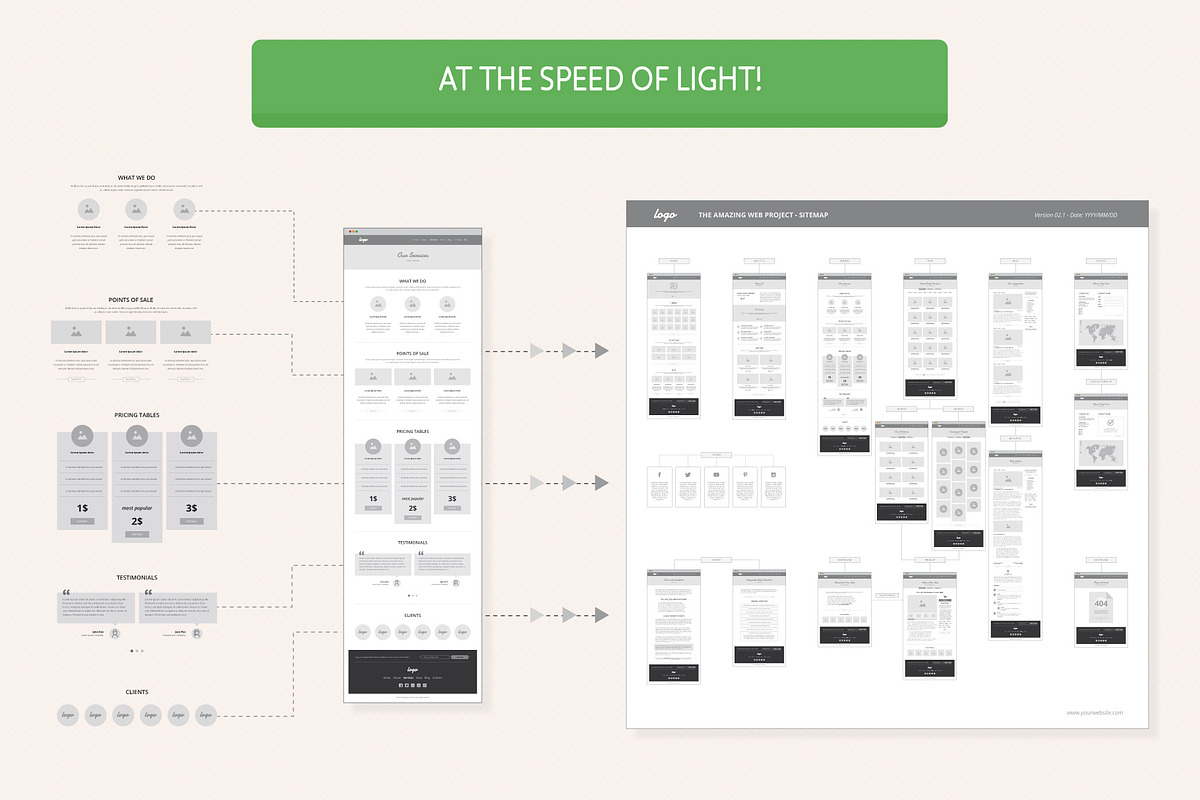 Wireframe and Sitemap Creator, a Wireframe Template by Sargatal (Photo 6 of 12)