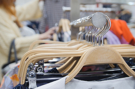 Picture hangers with women's clothes, a Beauty & Fashion Photo by Barcelona_dreams