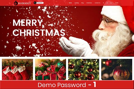 Borodin Christmas Shopify Theme, a Shopify Template by Zthemeset