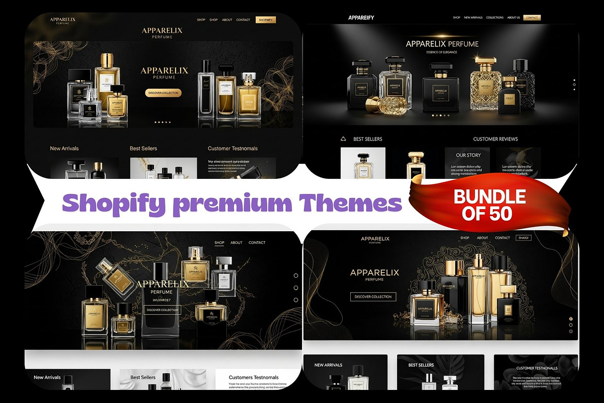 Shopify Premium 50 Modern E‑Commerce, a Shopify Template by Crox Studio | Digital (Photo 29 of 59)