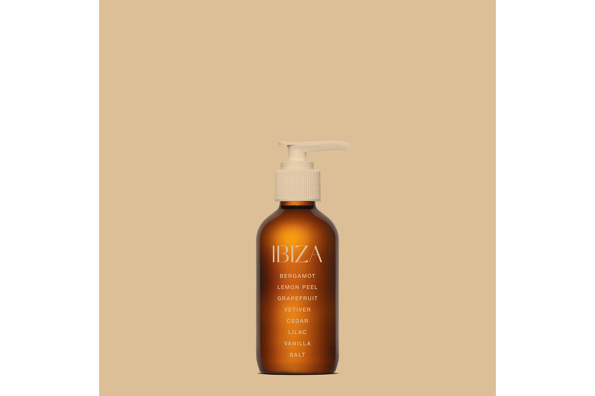 Amber Cosmetic Pump Bottle Mockup, a Cups & Container Mockup by Copal (Photo 9 of 16)