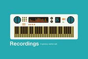 Recordings, an Illustration by Steph & Stuff (Thumbnail 1 of 3)