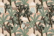 Chinoiserie architecture pattern, a Pattern Graphic by Cotton Melon pattern Shop (Thumbnail 2 of 7)