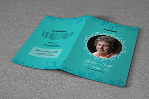 Funeral Program Template-V627