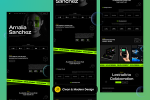 Sanchez - Portofolio Landing Page