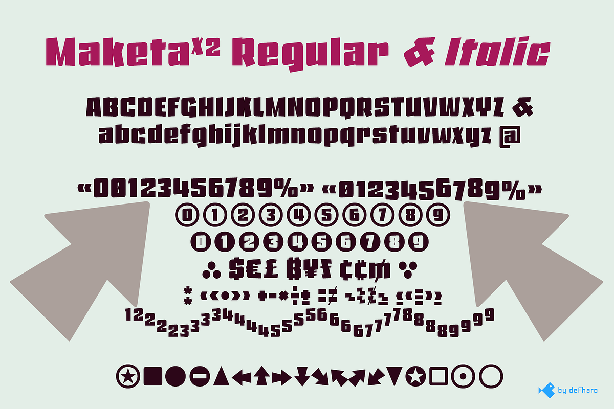 Maketa display, a Sans Serif Font by deFharo (Photo 3 of 11)
