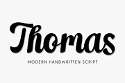 Thomas, a Handwritten Font by FreshTypeINK (Thumbnail 1 of 8)