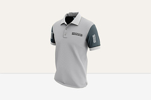 Men Polo Shirt Mockup