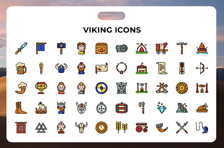 Viking Icons, an Icon by Wencory
