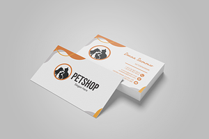 Pet Shop Business Card Design