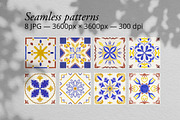 Portuguese Tiles Patterns, a Pattern Graphic by TanyaMakesART (Thumbnail 3 of 7)
