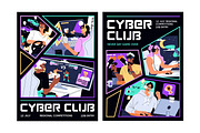 Gamers playing computer games set, an Illustration by PaperTrident (Thumbnail 8 of 11)