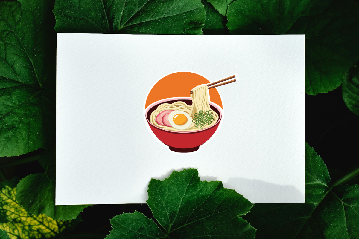 Japanese Udon Noodle Collection, a Food Illustration by jongcreative (Photo 3 of 4)