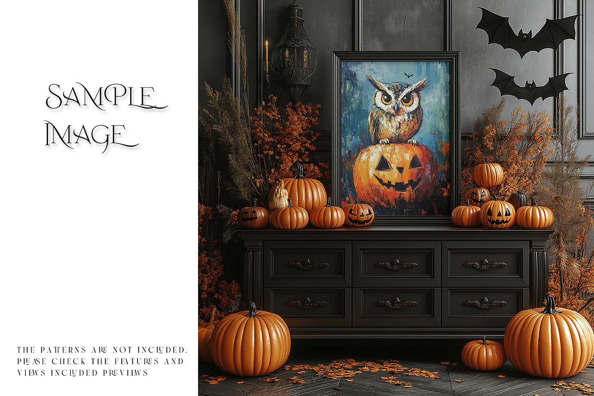 Halloween Spooky Frames Collection 2, a Household Mockup by mock-ups (Photo 19 of 23)