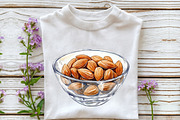 Almond Peanut Cashew Watercolor Clip, an Illustration by Rose Art (Thumbnail 4 of 7)