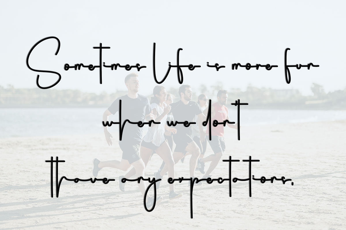 Thursday Signature, a Handwritten Font by FreshTypeINK (Photo 4 of 8)