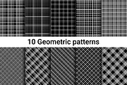 Seamless Patterns. Linear style., a Pattern Graphic by Svetlana Avv (Thumbnail 1 of 11)