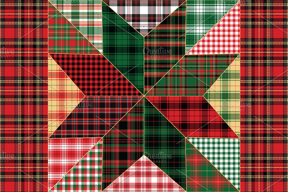 Tartan & Plaid Seamless Patterns, a Pattern Graphic by Sveta Aho (Photo 3 of 3)
