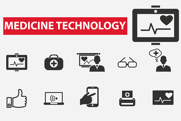 20 Medicine Technology Icons