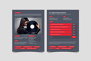 DJ Press Kit & Resume Template / EPK, a Resume Template by vinyljunkie (Thumbnail 5 of 5)