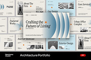 Minimal Gradient Portfolio PPT, a Presentation Template by Neermana (Thumbnail 1 of 4)