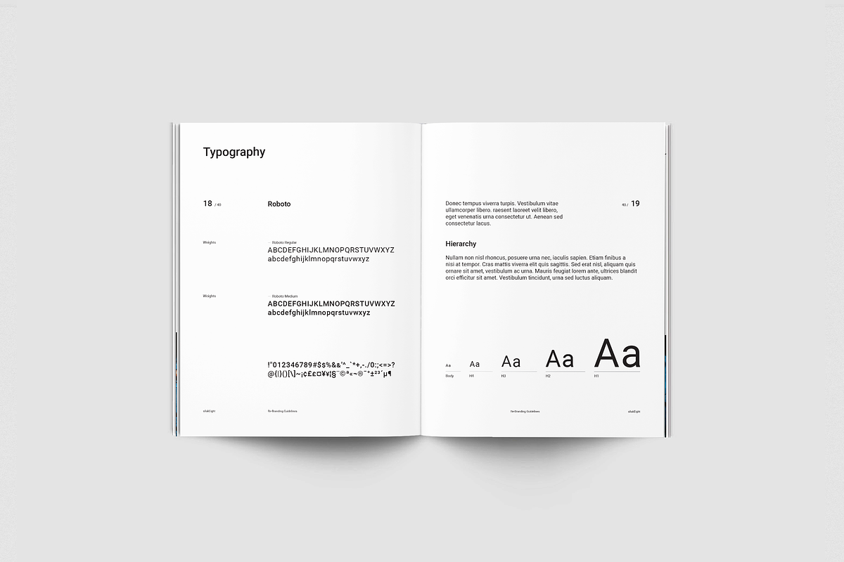 Re-Branding Guidelines, a Brochure Template by silukEight (Photo 8 of 20)