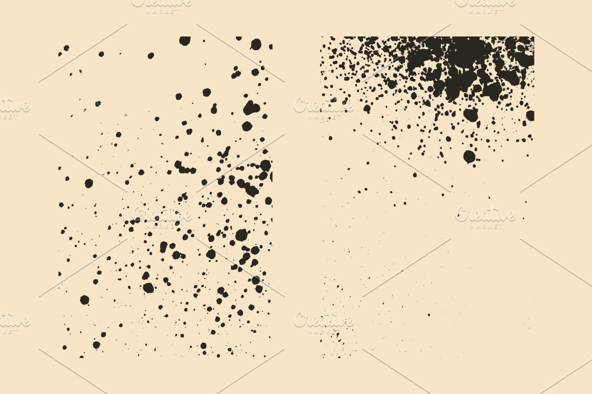 Vector set of splash textures., a Texture Graphic by PoPaShop