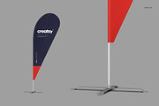 Outdoor Flags Mockup Set, an Object Graphic by creatsy2 (Thumbnail 2 of 15)