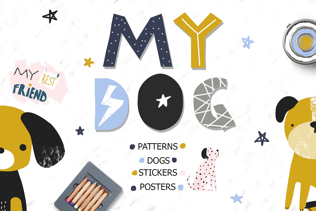 My dog, a Pattern Graphic by Viktoria Siarova (Photo 1 of 7)