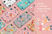 Roller Skates Illustrations, a Pattern Graphic by Blue Lela Design (Thumbnail 2 of 6)