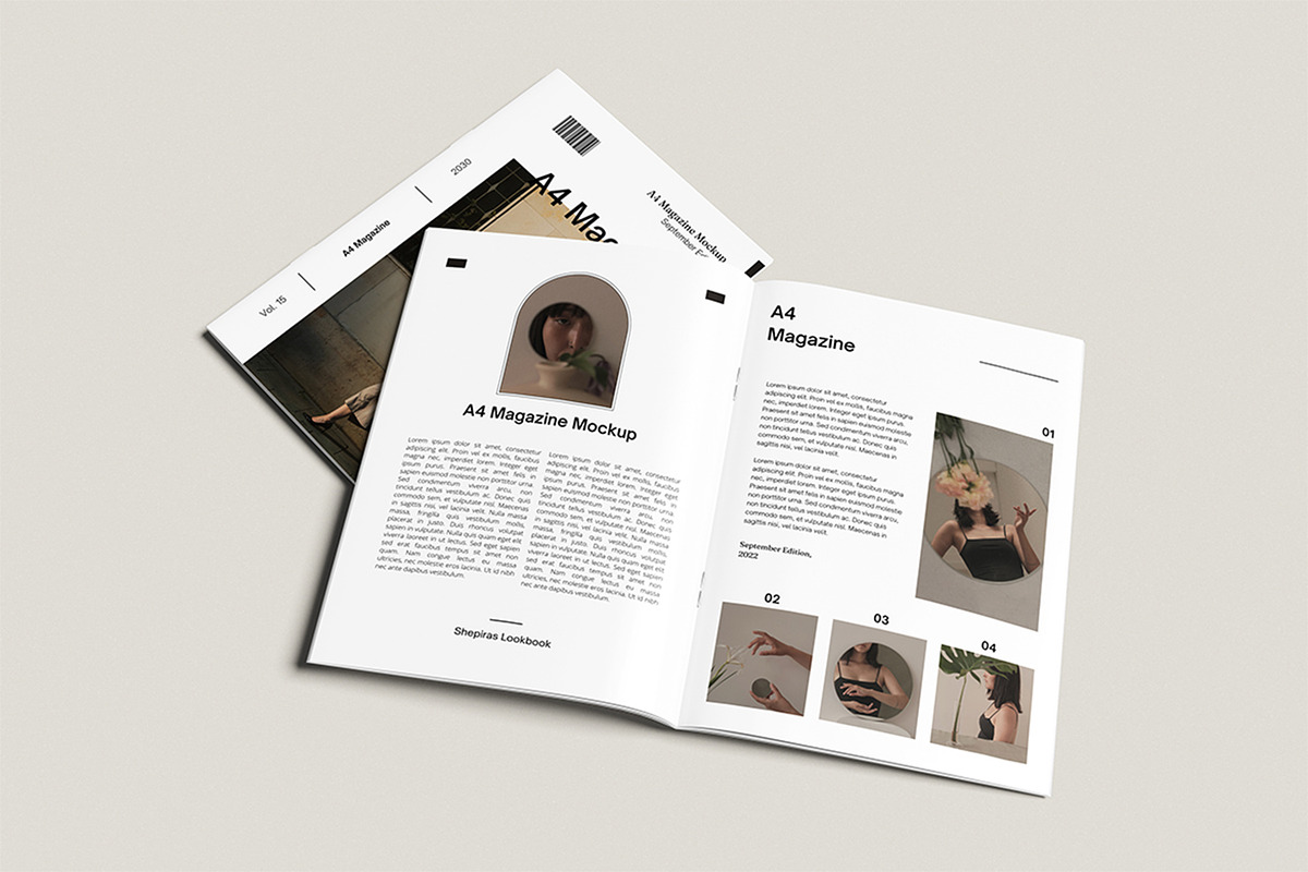 A4 Magazine Mockup, a Books & Magazine Mockup by Twins_studio926 (Photo 3 of 5)