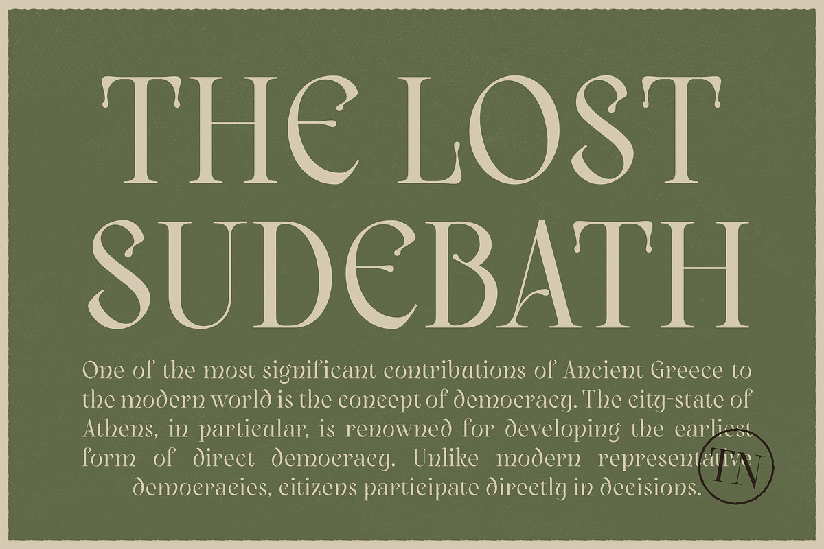 Vailnoise - Classic Vintage Serif, a Serif Font by Typia Nesia (Photo 8 of 16)
