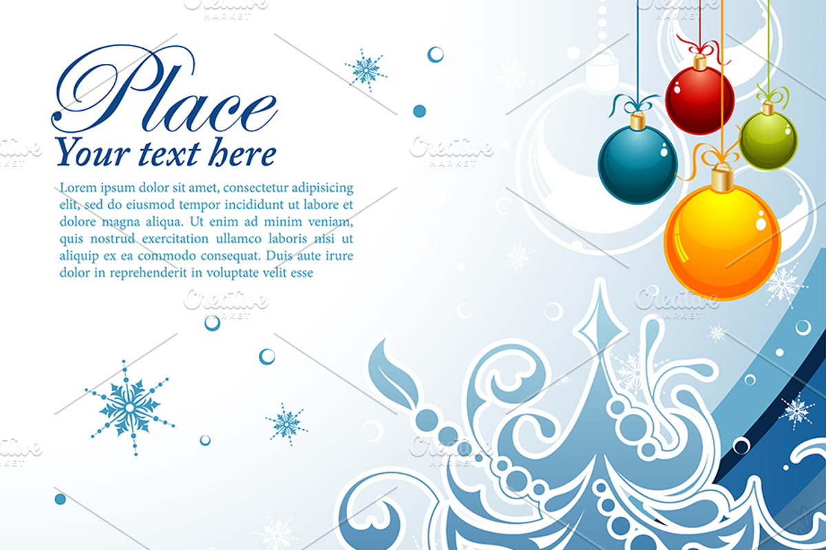 Christmas and New Year Backgrounds, a Decorative Illustration by TAlex (Photo 4 of 6)