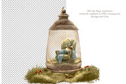 Lantern Mouse clipart Print & Poster, an Animal Illustration by AlenaVlasko stock Market (Thumbnail 2 of 4)