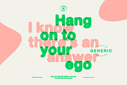 Generic – Formal Release (3 Fonts), a Sans Serif Font by More Etc. Studios (Thumbnail 7 of 10)