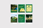 Green Summer Camp - Instagram Post, a Social Media Template by Izdihaar_Studio (Thumbnail 4 of 4)